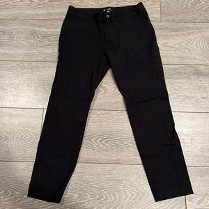 GAP Slim City Stretch Dress Pants, Black, Size 2R